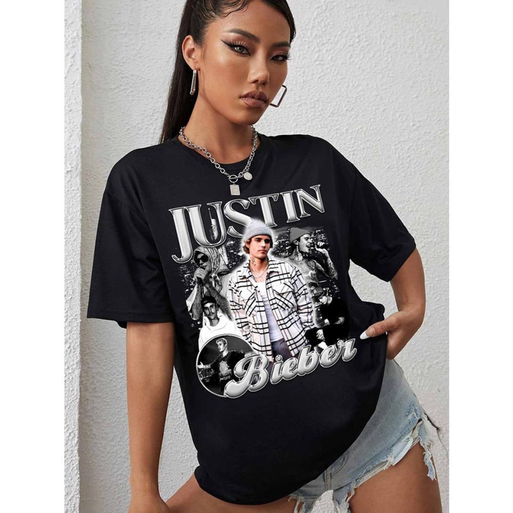 Justin Bieber Pop Star Music Fan Streetwear Graphic Unisex T-Shirt
